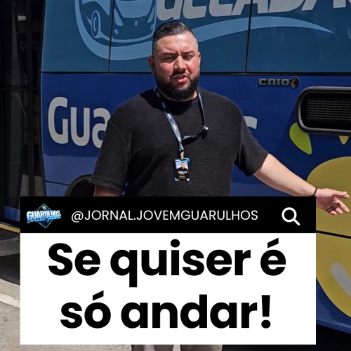 O Jornal Jovem Guarulhos destaca avanço das obras da cidade em vídeo viral no Instagram