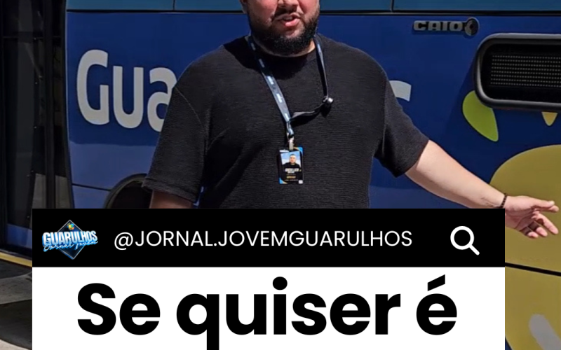 O Jornal Jovem Guarulhos destaca avanço das obras da cidade em vídeo viral no Instagram