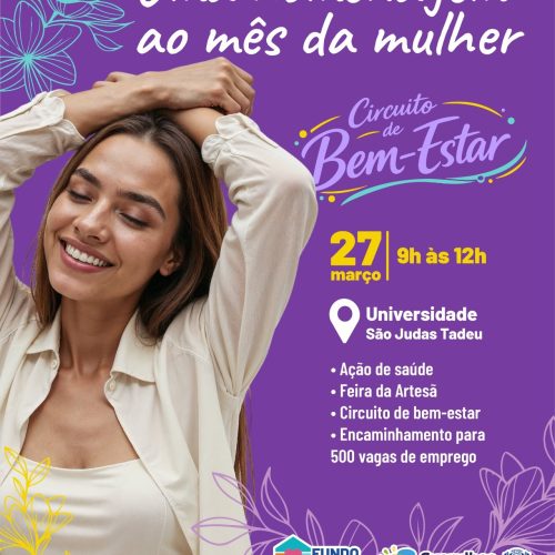 Evento para mulheres terá serviços gratuitos e 500 oportunidades de emprego